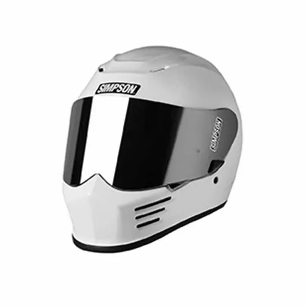 Simpson ECE22.06 Speed White Full Face Helmet Size 2XL