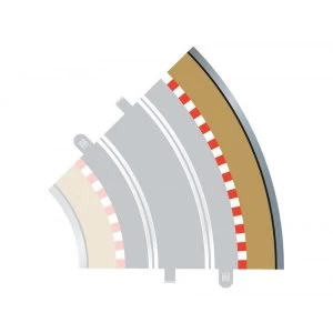 Radius 2 Curve Outer Borders 45&deg; (Set Of 4) Scalextric Accessory Pack
