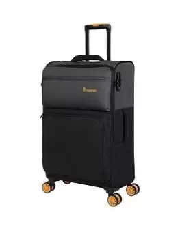 It Luggage Duo-Tone Medium Pewter/Black 8 Wheel Suitcase