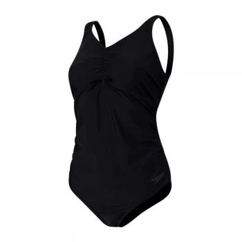 Speedo Essential U-Back Maternity Swimsuit Black - Black