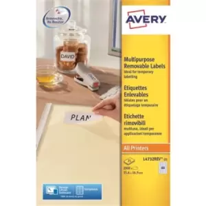 Avery L4732REV-25 printer label White