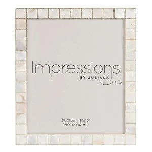 8" x 10" - Impressions Shell Mosaic Inlay Photo Frame