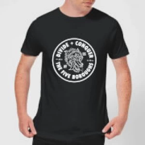The Five Boroughs Mens T-Shirt - Black