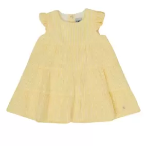 Petit Bateau MERINGUE Girls Childrens dress in Yellow - Sizes 6 months,12 mois