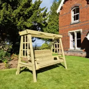3 Seater Hawthorn Cottage Swing, Wood