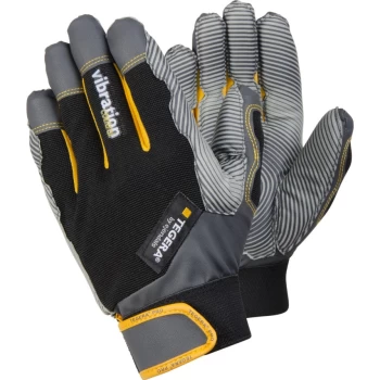 Tegera 9180 Pro Palm-side Coated Black/Grey Gloves - Size 9