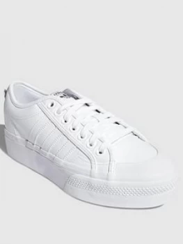Adidas Originals Nizza Platform Leather - White