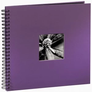 Fine Art Spiralbound Album 36 x 32cm 50 Black pages Purple