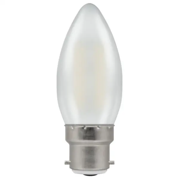 Crompton LED Candle Filament Non-Dim Pearl 2.2W 2700K BC-B22d