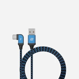 Momax Go Link L-shape Type C to USB Cable (1.2m) DA13B - Blue