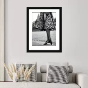 The Art Group Dior Leopard Framed Print MultiColoured