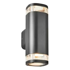Zink EOS Outdoor Up and Down Wall Light Black
