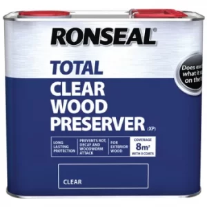 Ronseal 38584 Trade Total Wood Preserver Clear 2.5 litre