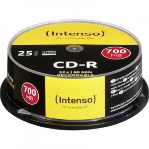 Intenso 1001124 Blank CD-R 80 700 MB 25 pc(s) Spindle