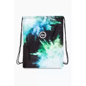 Hype Chalk Dust Drawstring Bag (One Size) (Blue/Green/Black)