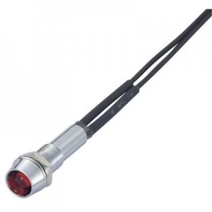Standard indicator light with bulb Red 732481