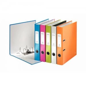 Leitz 180 WOW Lever Arch File A4 50mm Assorted PK10