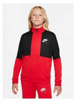 Boys, Nike Air Unisex NSW Tracksuit Set - Red/Black, Red/Black, Size L