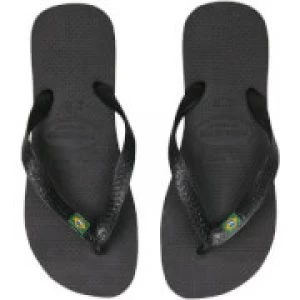 Havaianas Brasil Flip Flops - Black - EU 35-36/UK 3-4 - Black