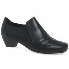 Rieker Black 'Odyssey' high cut court shoes - 3.5