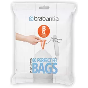 Brabantia PerfectFit 5 Litre Size B Bin Liners - Pack of 20