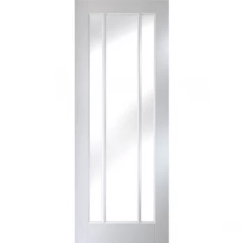 JELD-WEN Curated Simplicity Worcester White Primed Clear Glazed Internal Door - 1981mm x 838mm (78 inch x 33 inch)