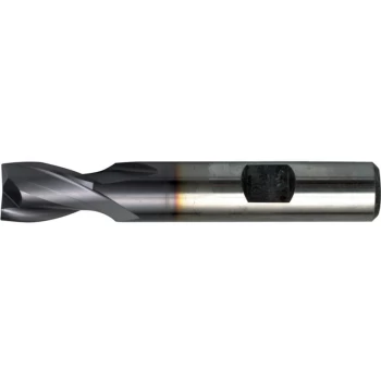 16.00MM HSS-Co 8% 2 Flute Weldon Shank Short Series Slot Drills - TiCN - Swisstech
