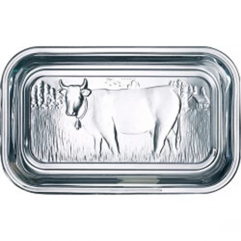 Luminarc Cow Butter Dish with Lid Clear