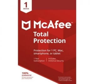 McAfee Total Protection 12 Months 1 Device