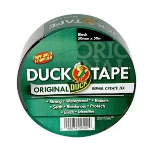Duck Black Cloth tape L50m W50mm