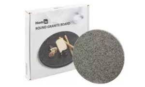 Homiu Round Granite Chopping Board with Speckle Finish