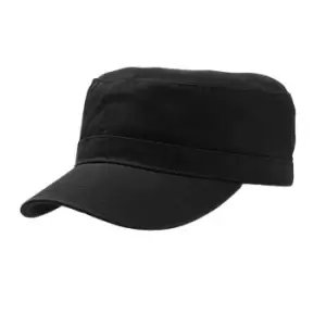 Atlantis Chino Cotton Uniform Military Cap (Pack of 2) (One Size) (Black)