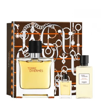 Hermes Terre DHermes gift set, Pure Perfume - Brown