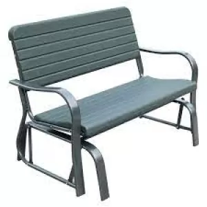 Outsunny 2 Seater Metal Swing Bench - wilko - Garden & Outdoor