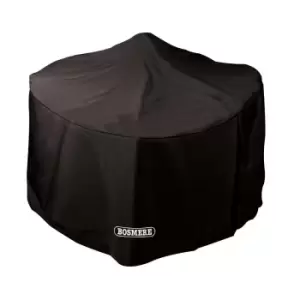 Bosmere Protector 6000 Small Round Fire Pit Cover Storm Black
