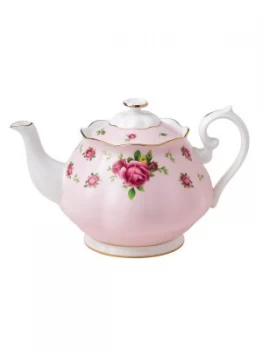 Royal Albert New country roses pink teapot 1.25 litre Pink