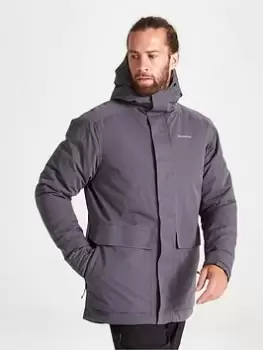 Craghoppers Lorton Thermic Hooded Jacket, Grey, Size L, Men
