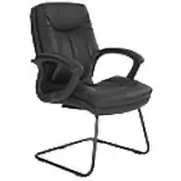 Nautilus Designs Cantilever Chair Dpa608Av/Lbk Non Height Adjustable Black