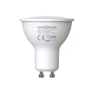 L2HGU105W-4PK Gu10 WiFi LED Lamp With RGB Pack 4 LTHGU105W4PK - Link2home