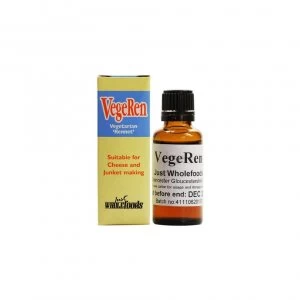 Just Wholefoods Vegeren - Vegetarian 'rennet' - 30ml