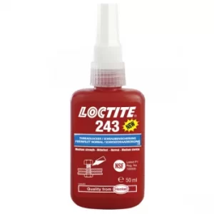 Loctite 1335884 243 Medium Strength Oil Tolerant Threadlocker 50ml