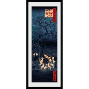 Hiroshige New Years Eve Foxfire 30 x 75cm Collector Print
