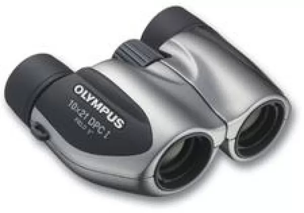 Olympus 10x21 DPC I Binoculars with Case - Silver
