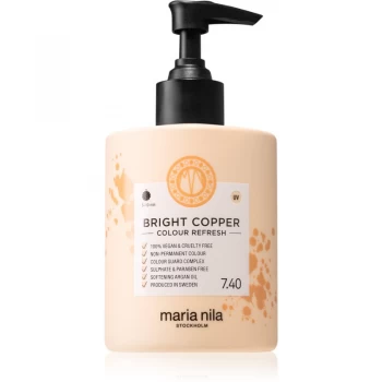 Maria Nila Colour Refresh Bright Copper Gentle Nourishing Mask without Permanent Color Pigments Lasts For 4 - 10 Washes 7.40 300ml