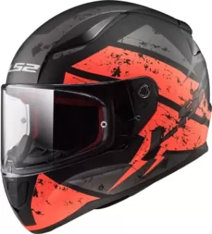 LS2 FF353 Rapid Deadbolt Helmet, black-orange, Size L, black-orange, Size L