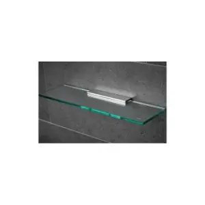 Miller Glass Shelf With Bracket - 300mm - Chrome - 810230C - Chrome