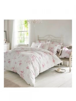Holly Willoughby Olivia Raspberry 100 percent Cotton 200 Thread Count Duvet Cover