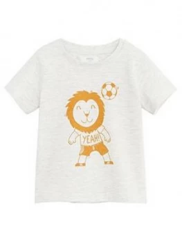 Mango Baby Boys Lion Football Print T-Shirt