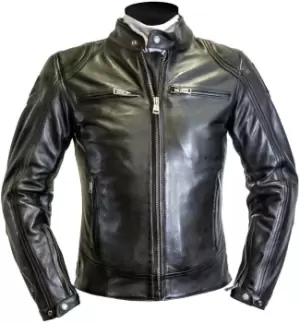 Helstons Modelo Motorcycle Leather Jacket, black, Size L, black, Size L