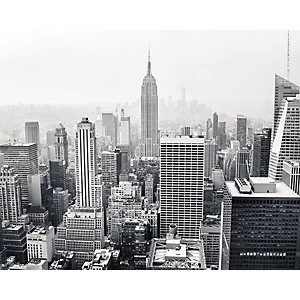 ohpopsi Empire State Wall Mural Grey 14.4m L